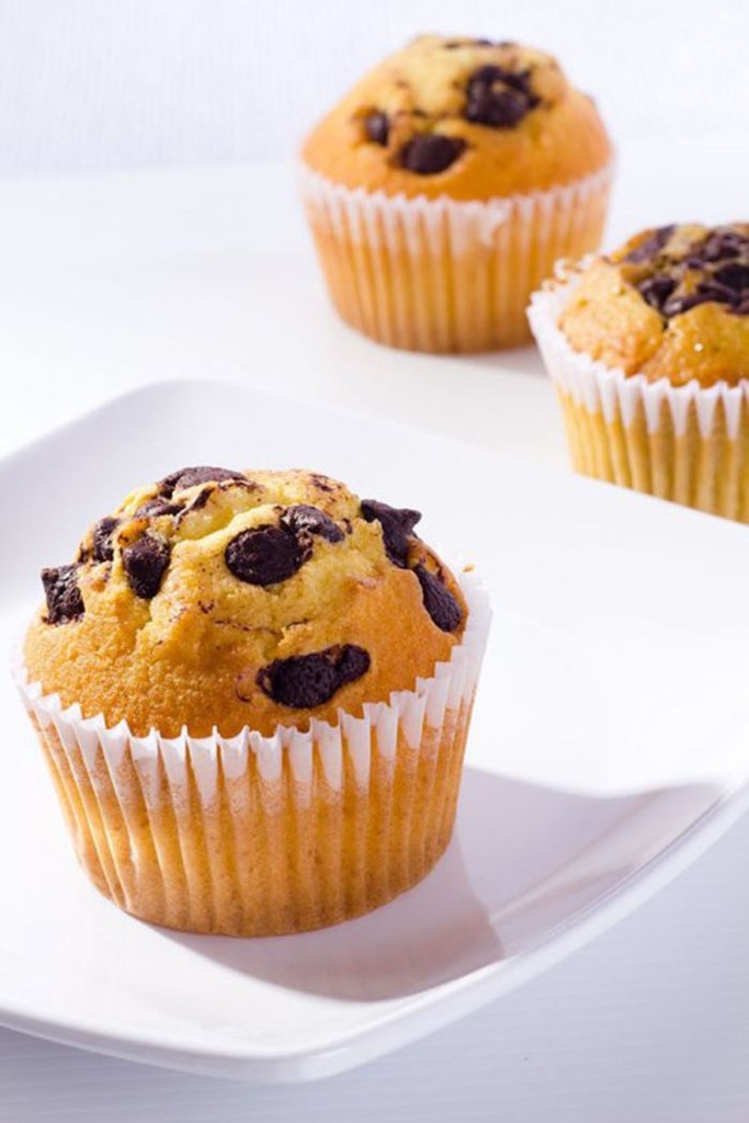 Cupcakes con chips de Chocolate